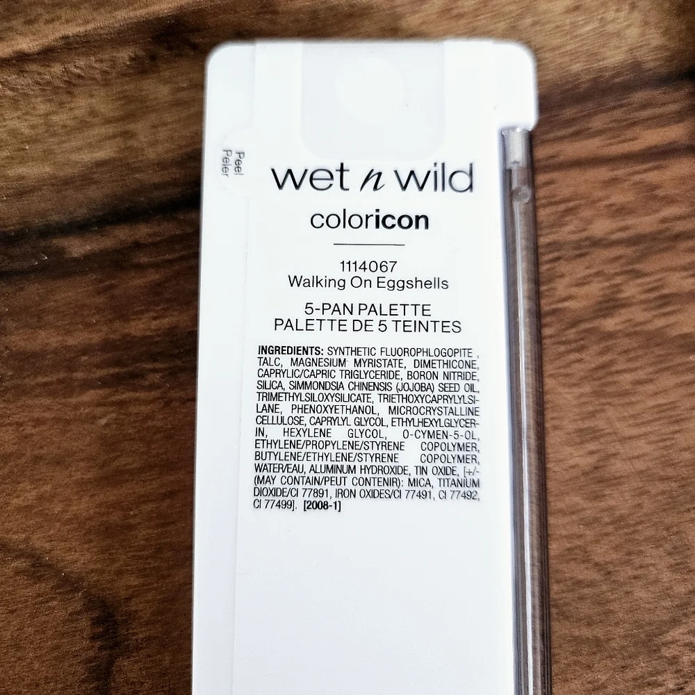 🆑️3/$15 Wet n Wild Neutral Tones Eyeshadow 5 Shade Walking On Eggshells Palette